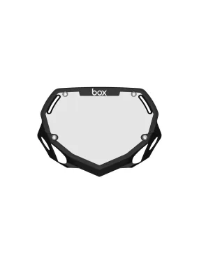Box Two Number Plate Black